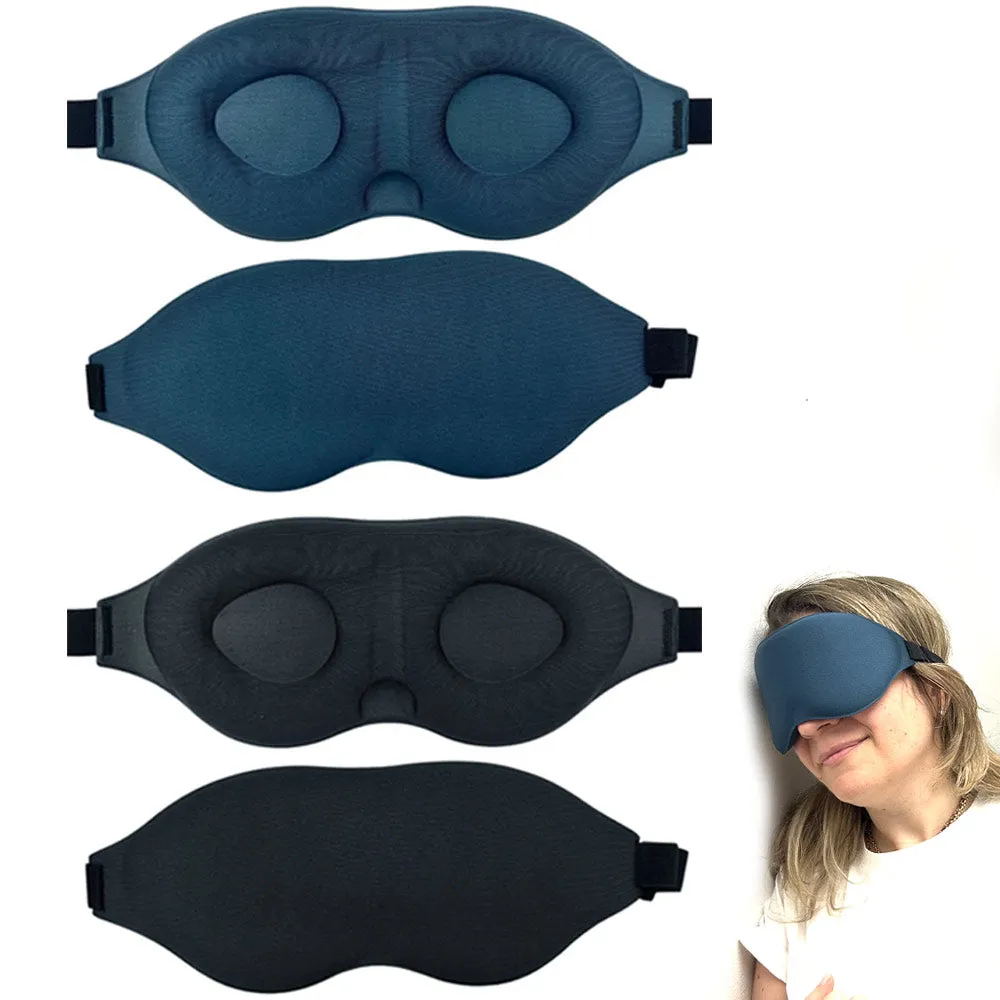 1 Eye Sleep Mask Side Sleeper Light Blocking 3D Night Blindfold Unisex Eye Cover