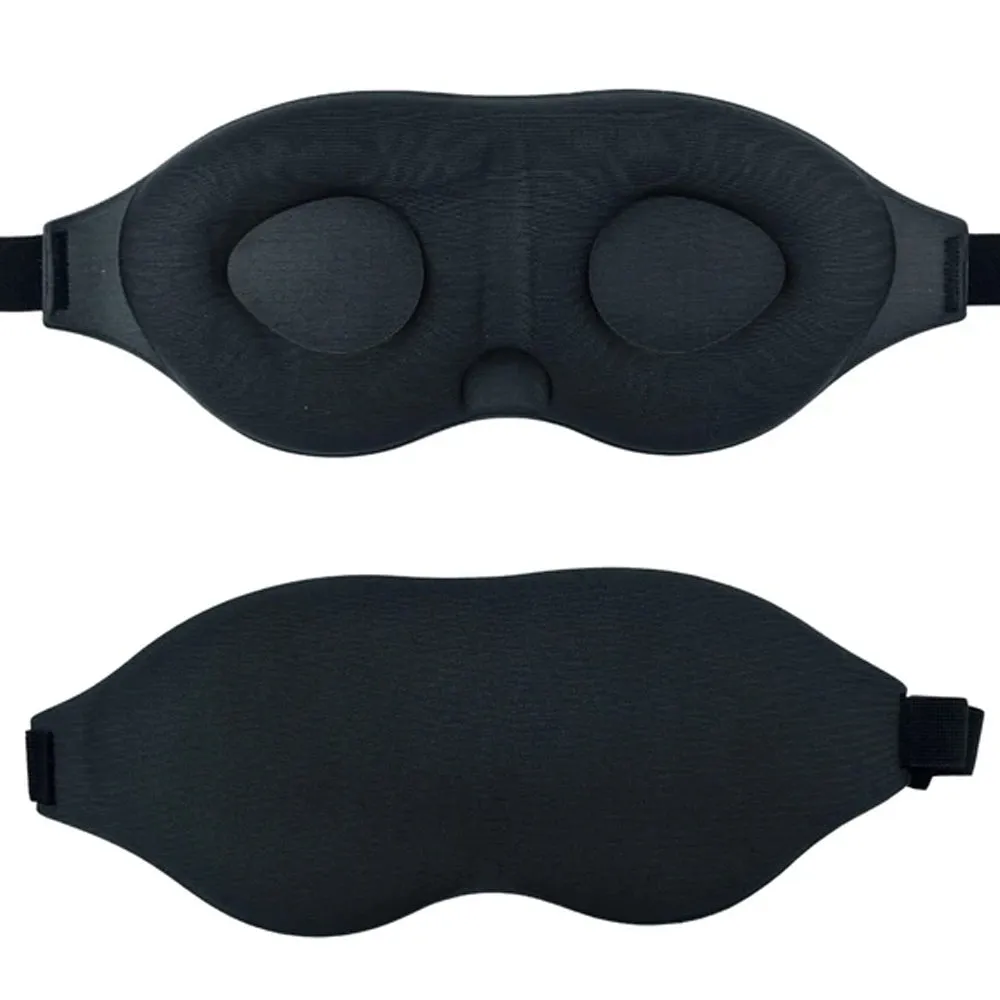 3 Eye Sleep Mask Side Sleeper Light Blocking 3D Night Blindfold Unisex Eye Cover