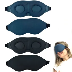 3 Eye Sleep Mask Side Sleeper Light Blocking 3D Night Blindfold Unisex Eye Cover