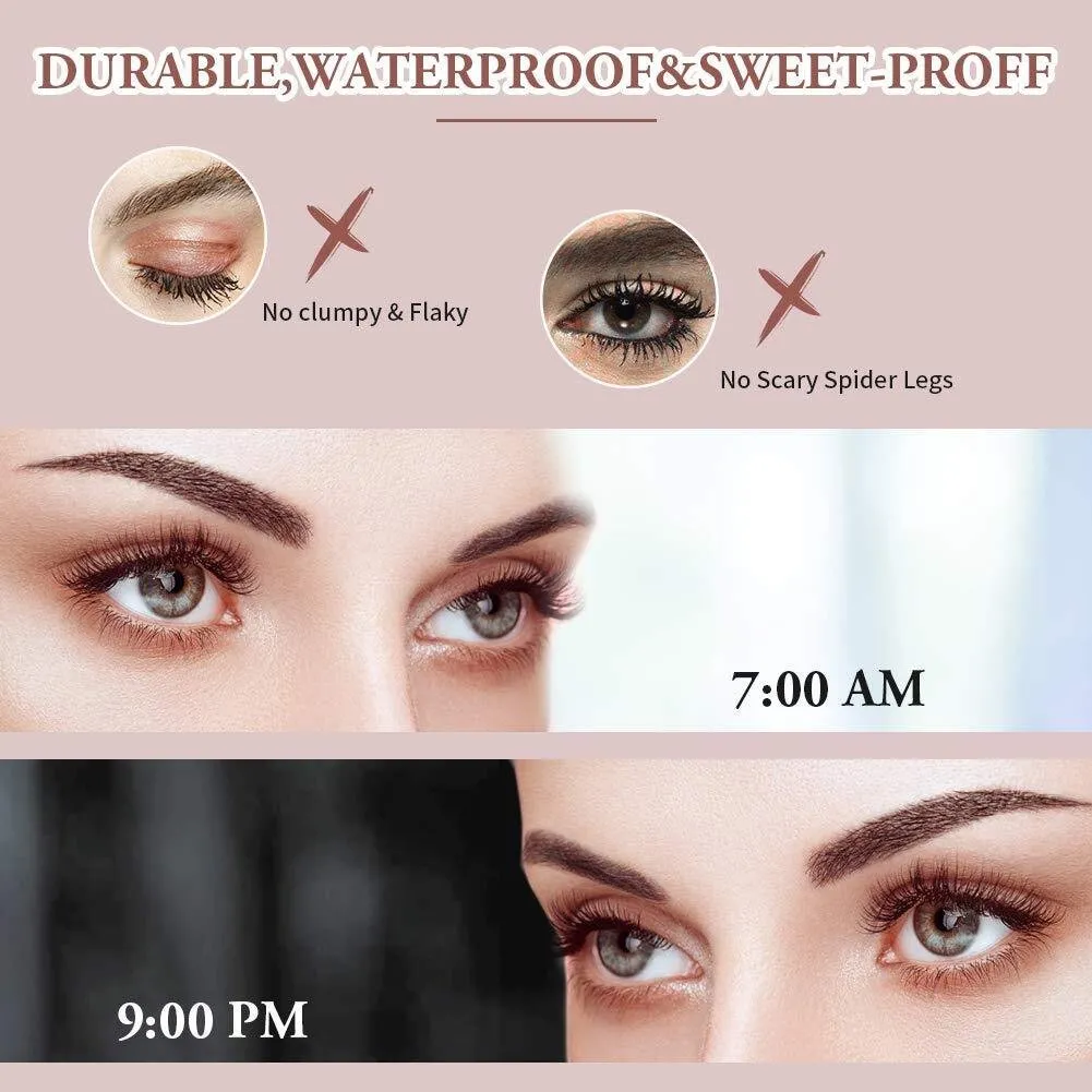  4D 2 in 1 Mascara - Volume, Waterdicht & Langhoudend
