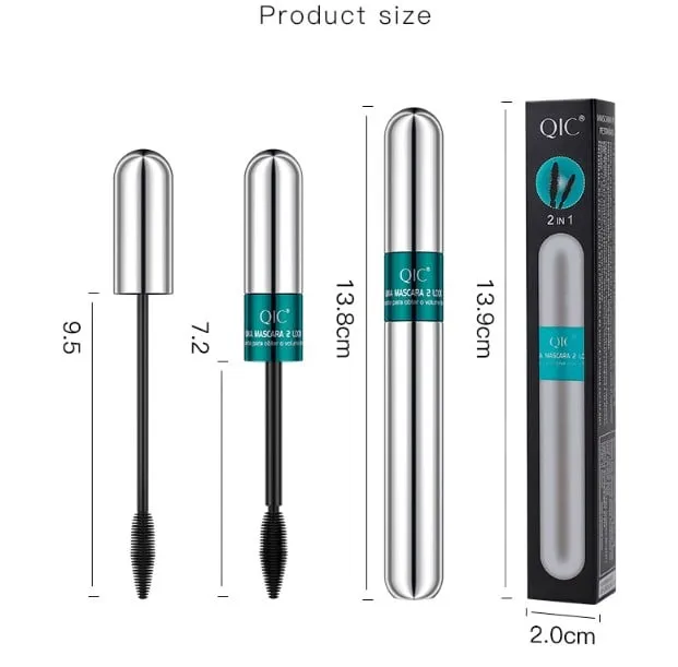  4D 2 in 1 Mascara - Volume, Waterdicht & Langhoudend