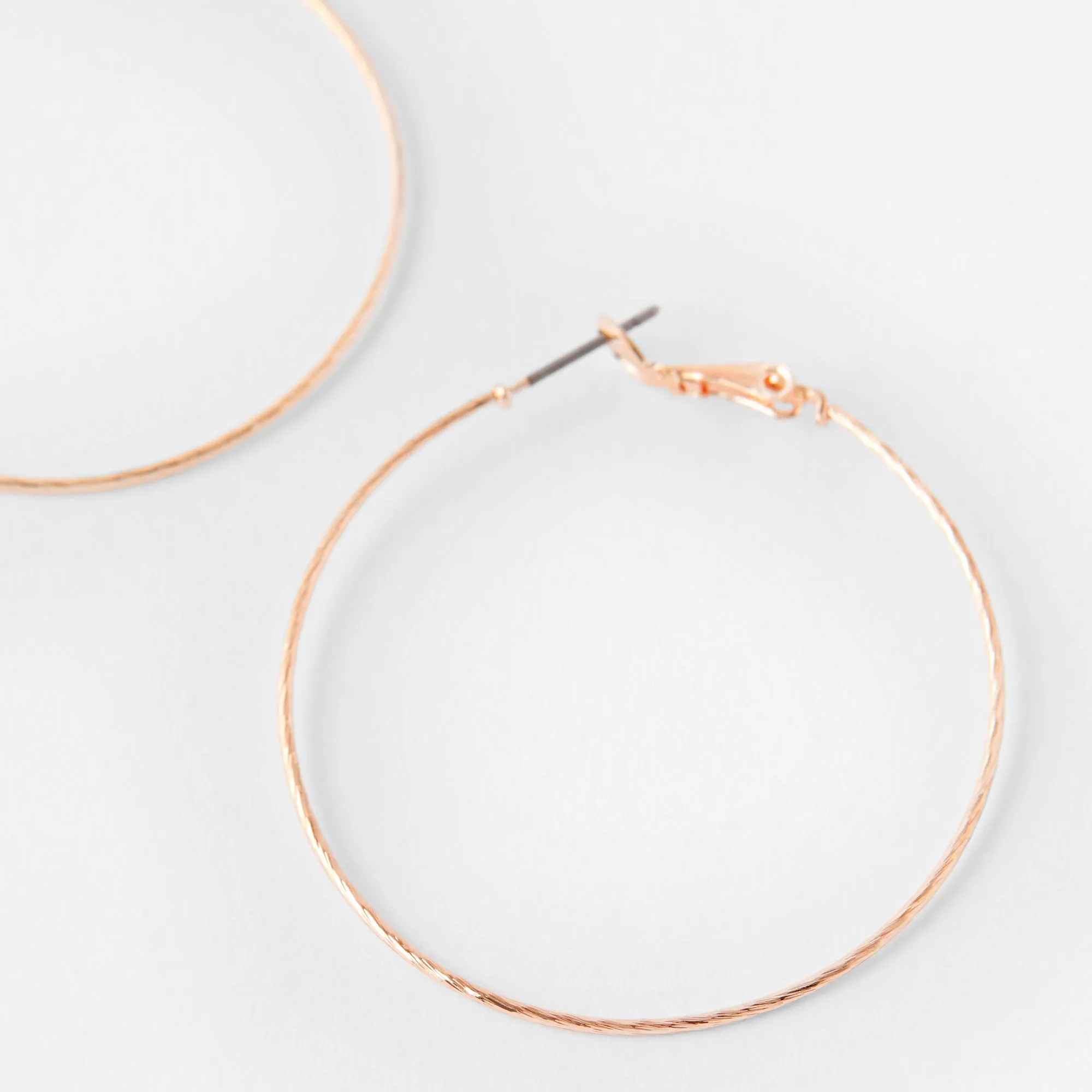 Accessorize London Fine Facet Hoop