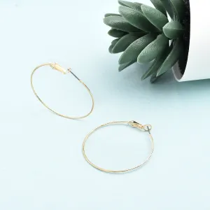 Accessorize London Fine Facet Hoop