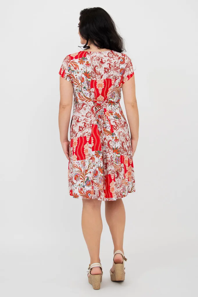 Anna Dress, Charm, Linen Bamboo