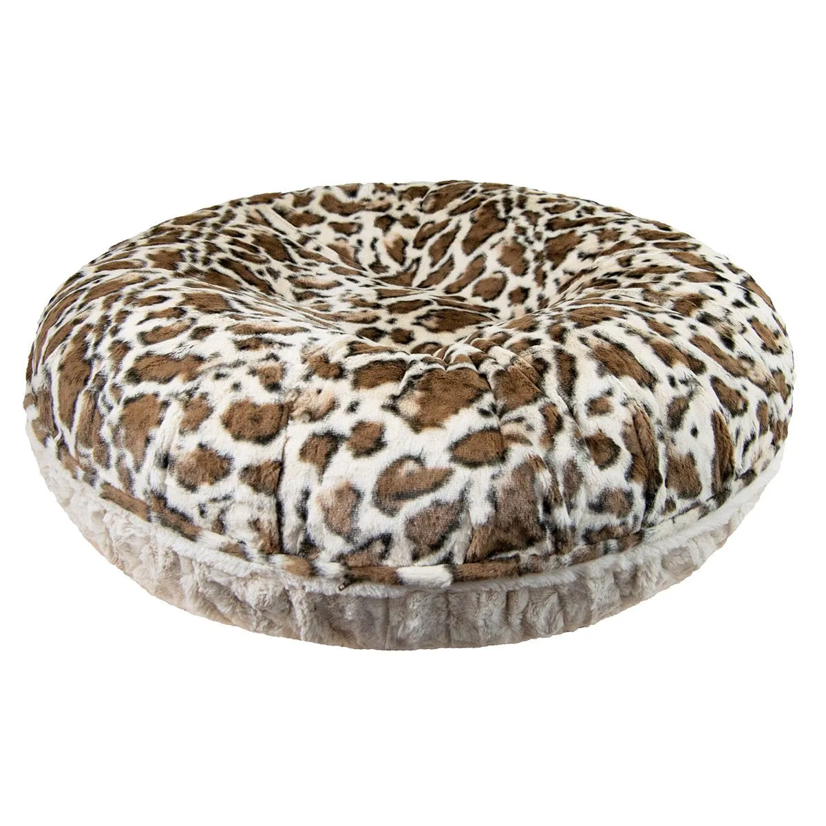Bagel Dog Bed Giraffe/Natural Beauty