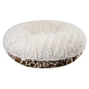 Bagel Dog Bed Giraffe/Natural Beauty