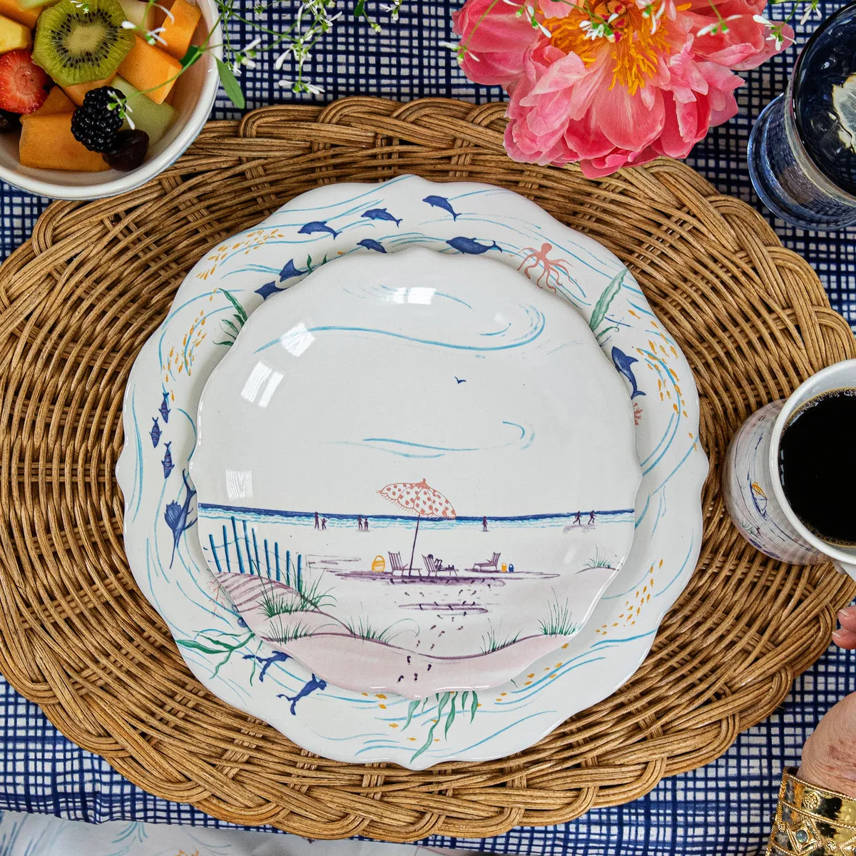 Braided Basket Oval Placemat - Natural