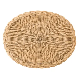 Braided Basket Oval Placemat - Natural