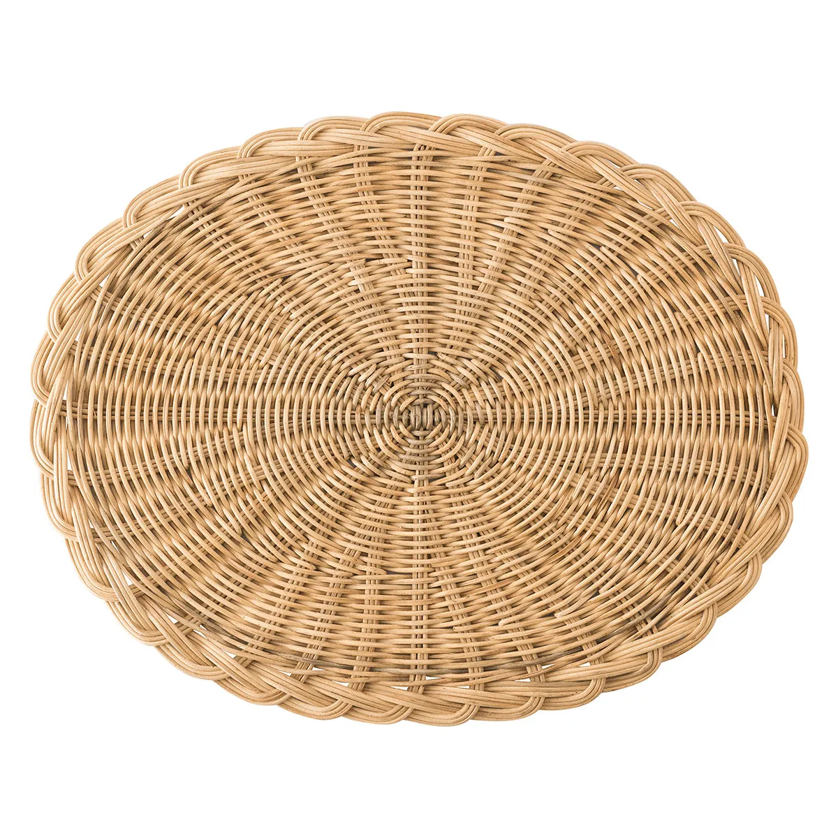 Braided Basket Oval Placemat - Natural