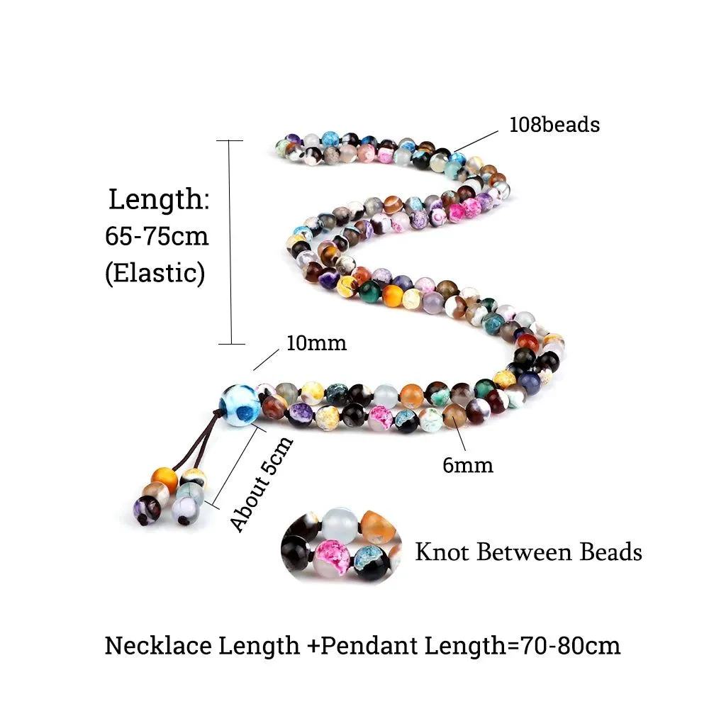ChromaGems 108 Mala Beads Necklace