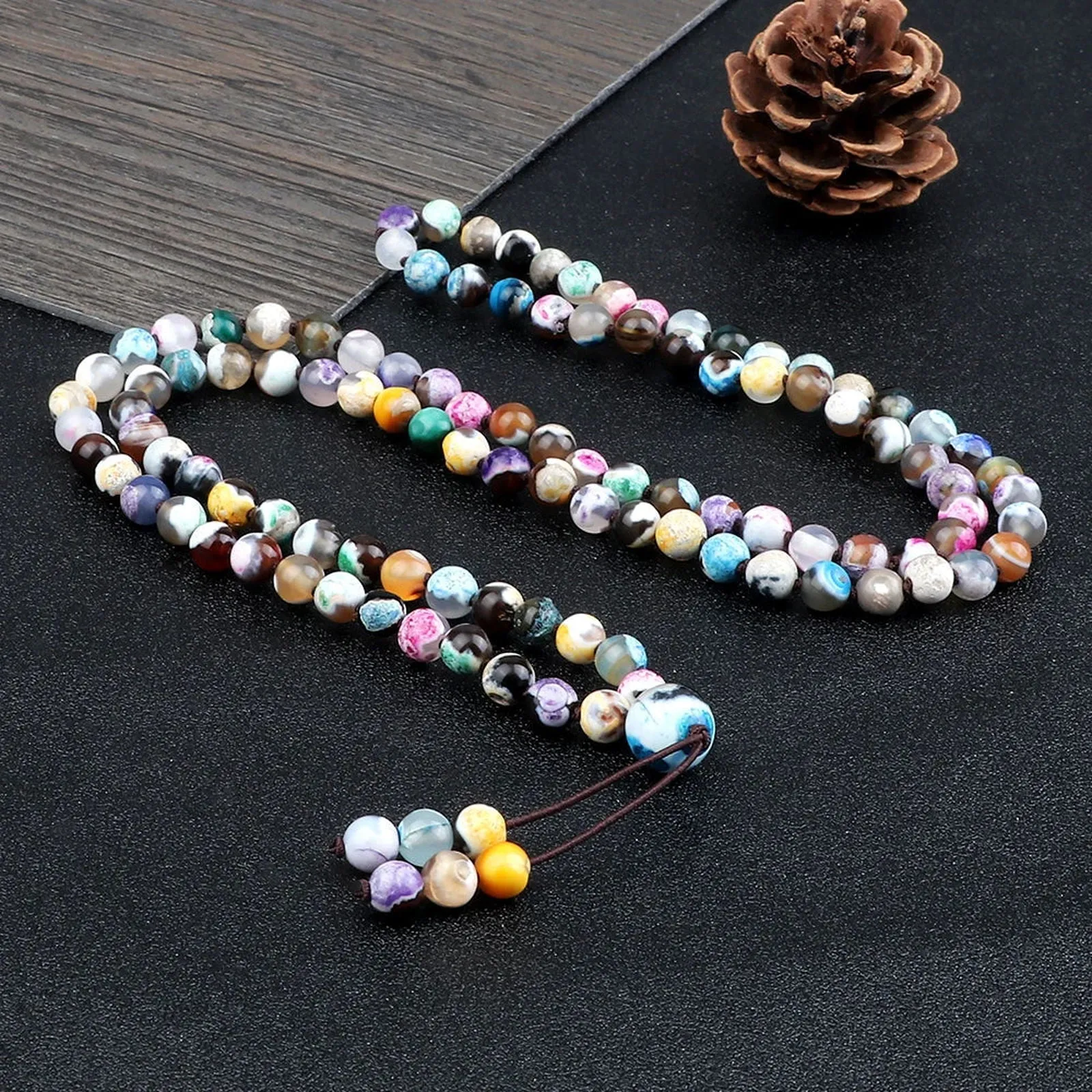 ChromaGems 108 Mala Beads Necklace