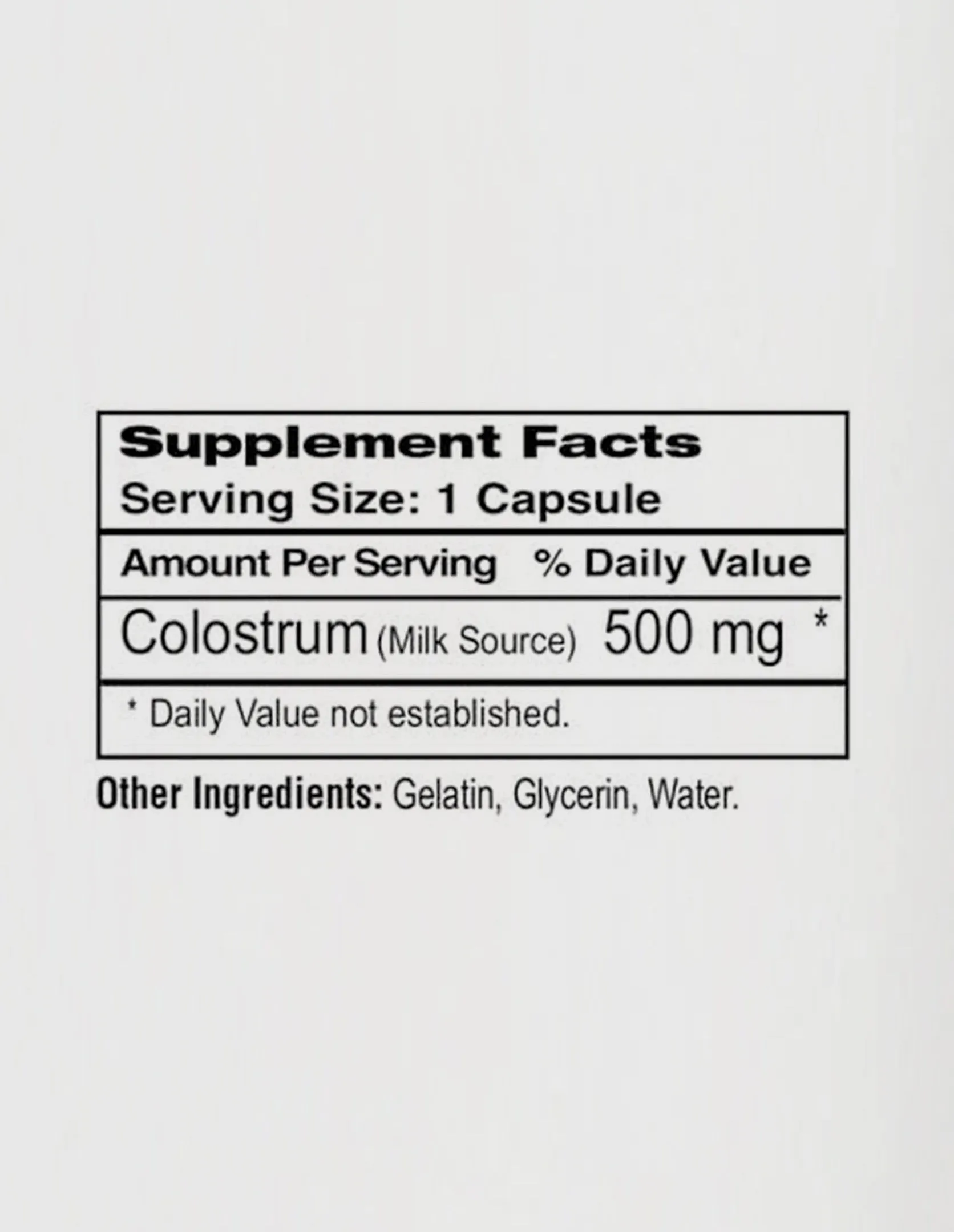 Colostrum Immune Factors