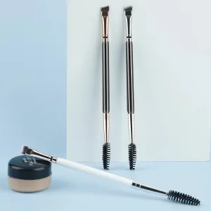 Dual Ended Eyebrow Brush and Eyelash Comb 2-in-1 Makeup Tool