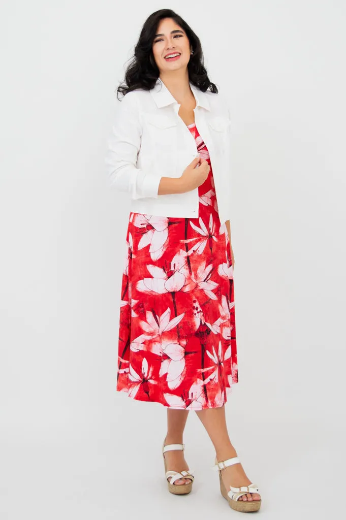 Evangelina Dress, Passion, Bamboo