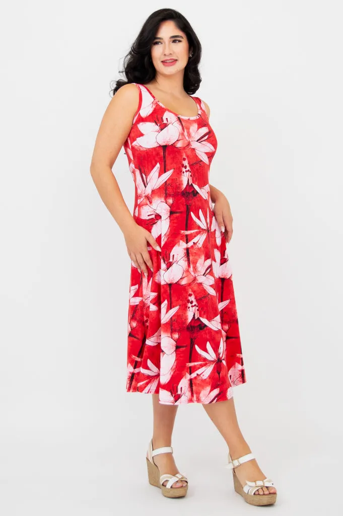 Evangelina Dress, Passion, Bamboo