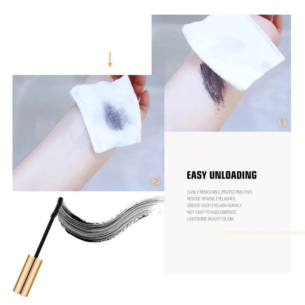 Fiber Lashes Thick Lengthening 3D Mascara Long Black Lash Eyelash Extension