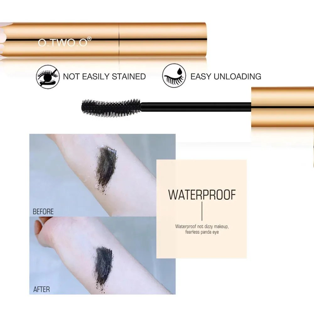 Fiber Lashes Thick Lengthening 3D Mascara Long Black Lash Eyelash Extension