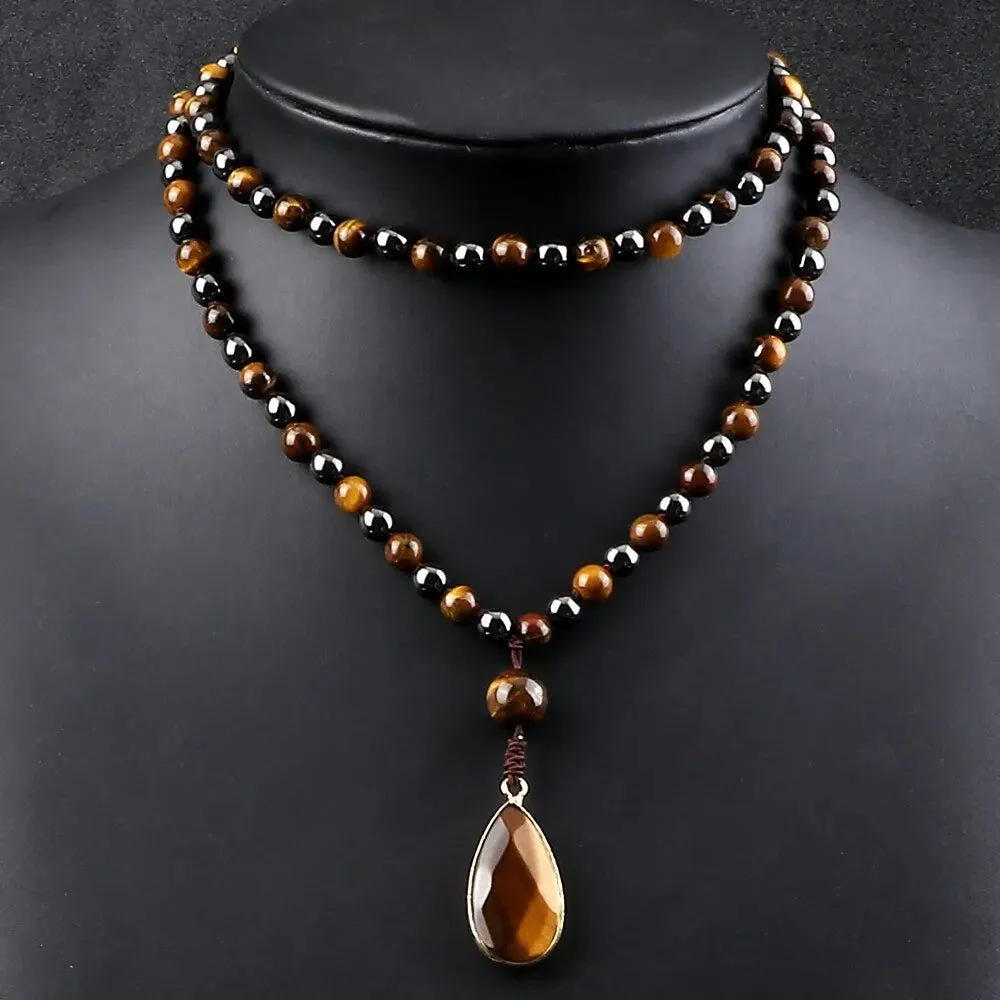 Malachite Natural Stone Necklace Collection