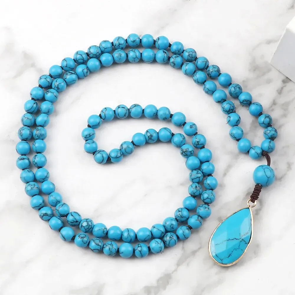 Malachite Natural Stone Necklace Collection