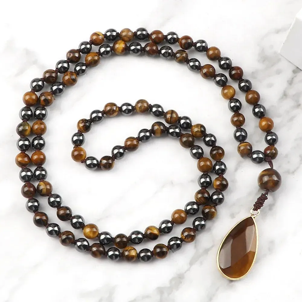 Malachite Natural Stone Necklace Collection