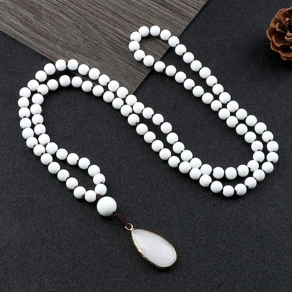 Malachite Natural Stone Necklace Collection