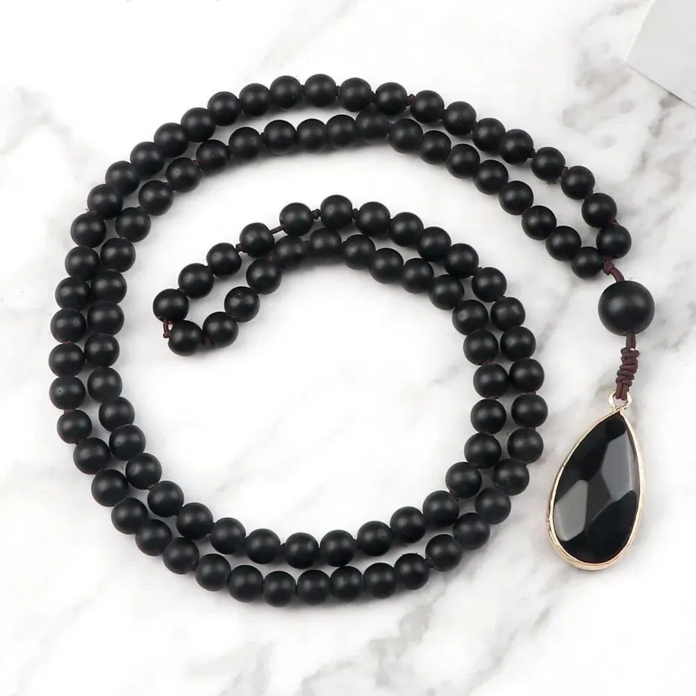 Malachite Natural Stone Necklace Collection