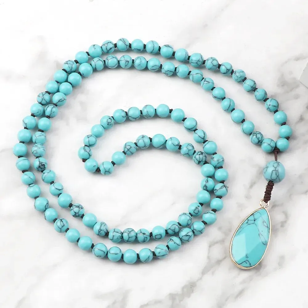 Malachite Natural Stone Necklace Collection