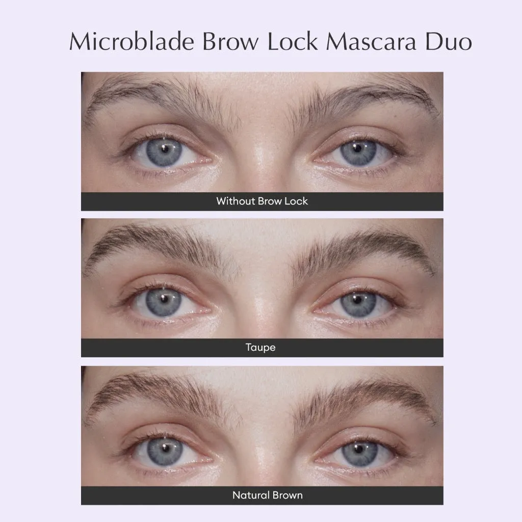 Microblade Brow Lock Mascara Duo
