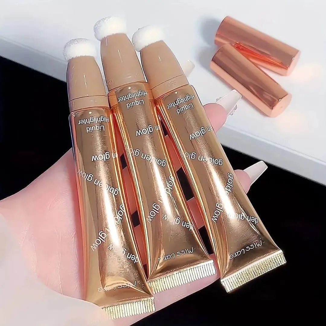 Miss Lara Liquid Body Highlighter Long-lasting Shine Brighten Glitter Shimmering Highlighter Tube