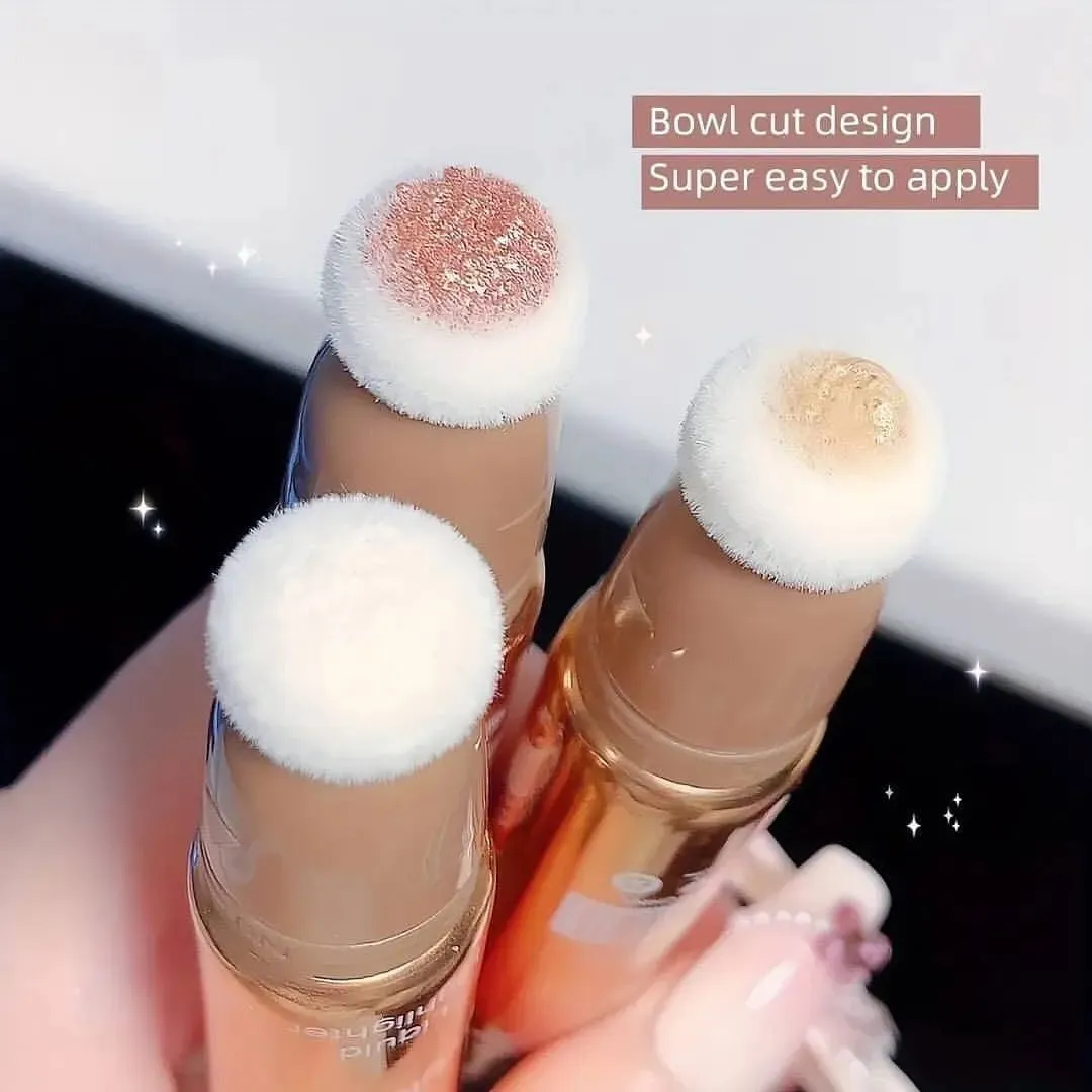 Miss Lara Liquid Body Highlighter Long-lasting Shine Brighten Glitter Shimmering Highlighter Tube