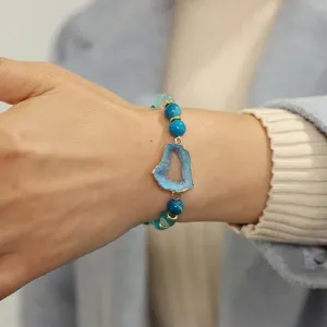 Oceanic Geode Bracelet