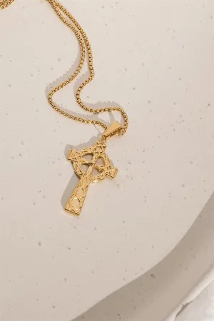 Radiant Cross Necklace