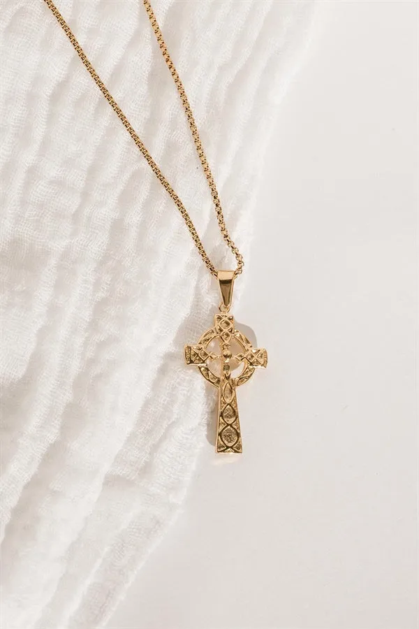 Radiant Cross Necklace