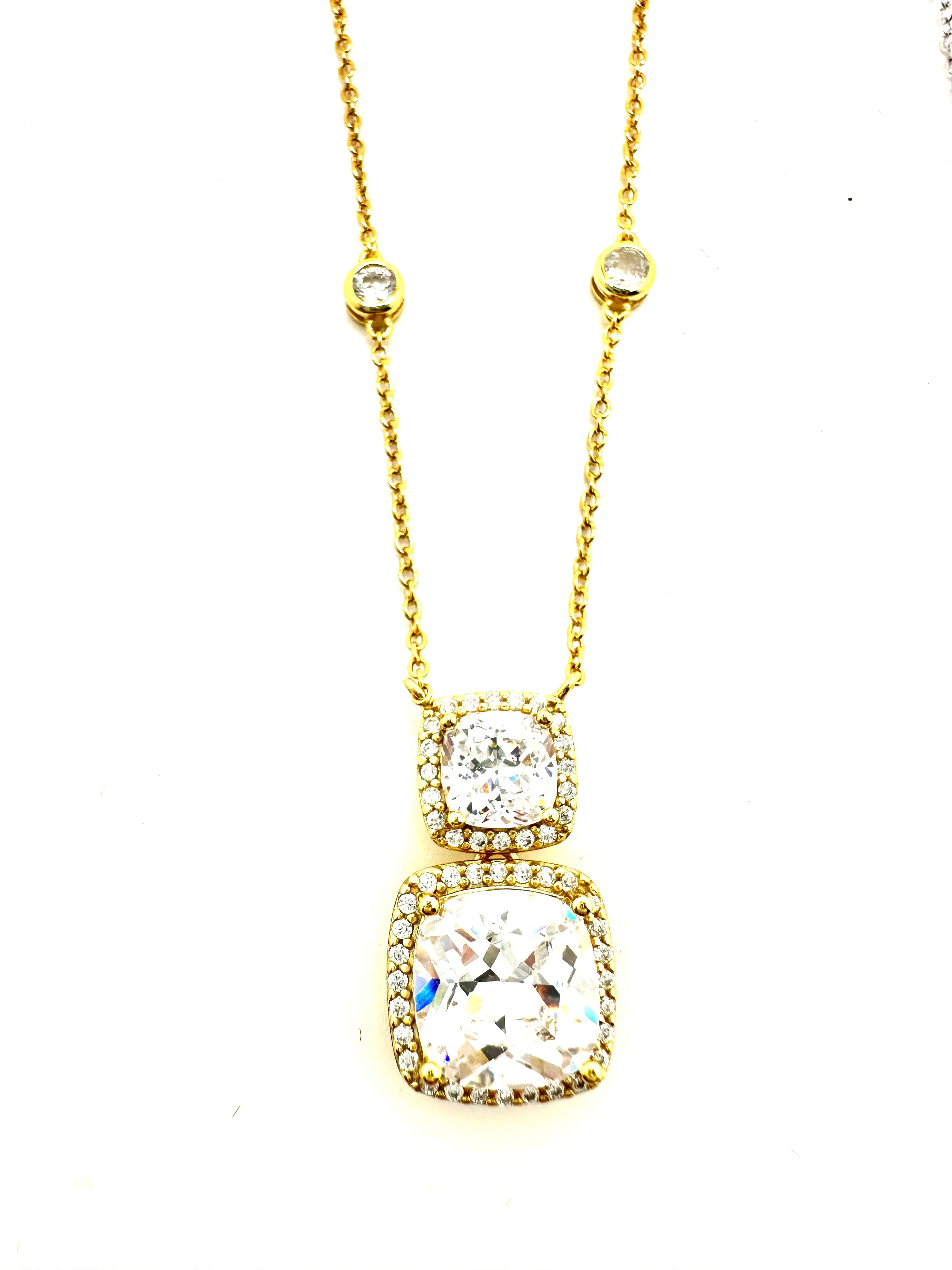 Radiant Double Dazzle Necklace
