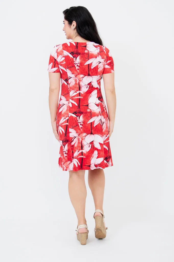 Rhonda Dress, Passion, Bamboo