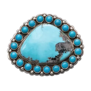 Sleeping Beauty Turquoise Belt Buckle | Albert Jake