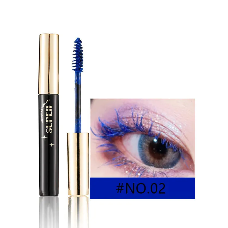 Waterproof mascara met levendige kleuren