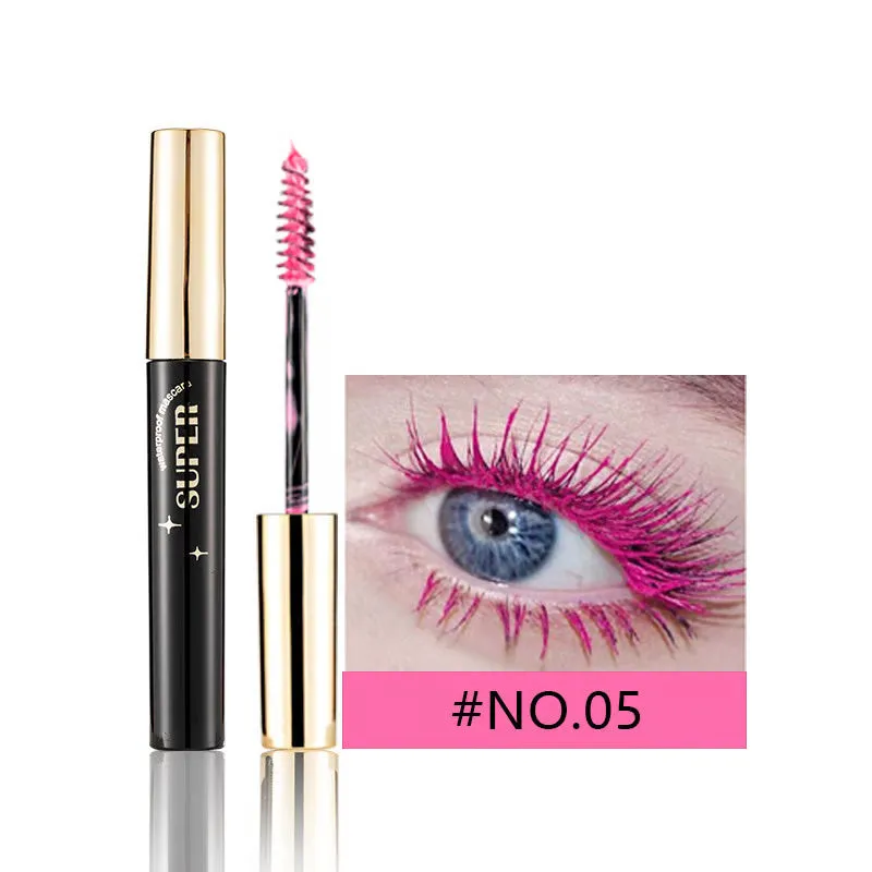 Waterproof mascara met levendige kleuren
