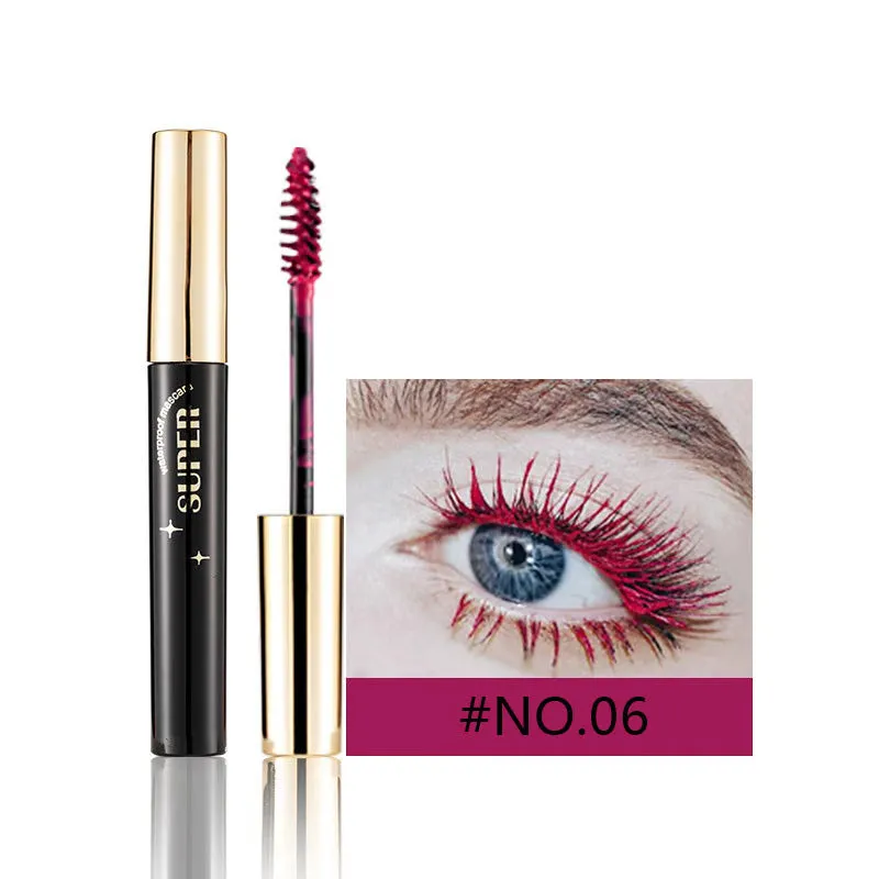 Waterproof mascara met levendige kleuren