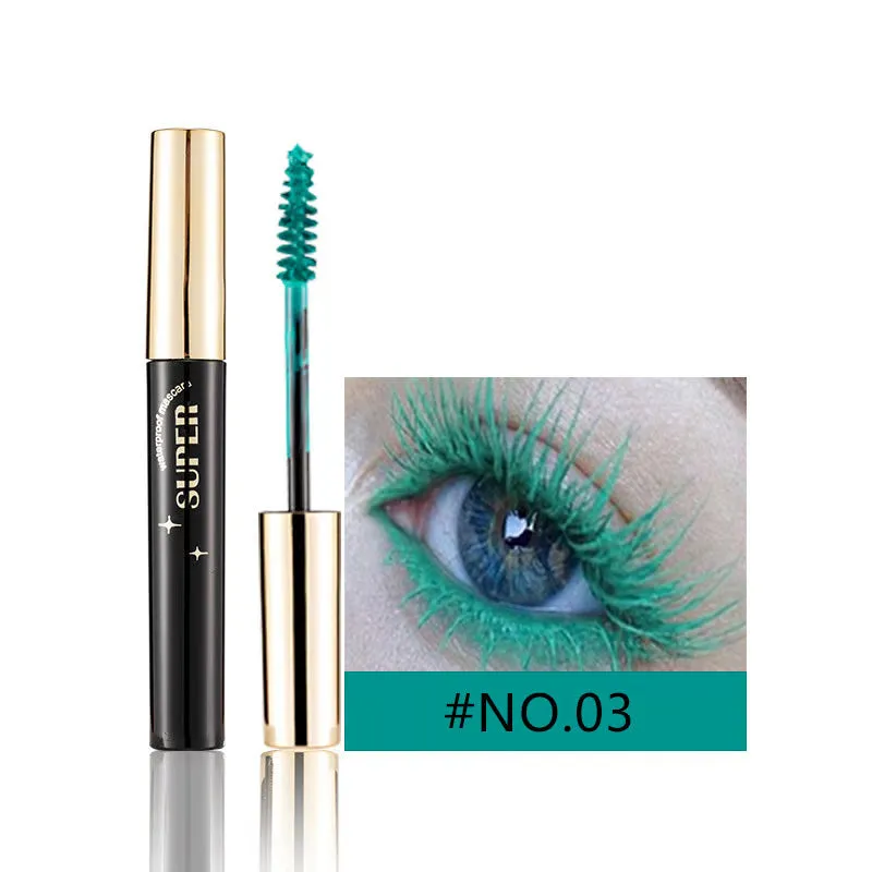 Waterproof mascara met levendige kleuren