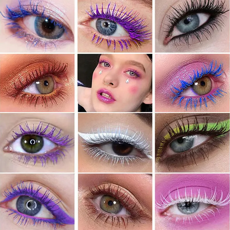 Waterproof mascara met levendige kleuren